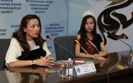 14 летняя Талдыкорганка покорила подиум Франции