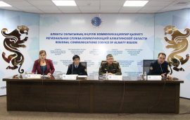 В Алматинской области представители ДЧС провели инструктаж по мерам пожарной безопасности во время празднования «Нового года»