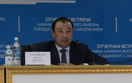 Сөзге қалған Шымкент әкімі тек мемлекеттік тілде сөйледі (видео)