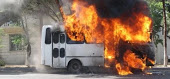 Ақтөбе облысында жолаушылар автобусы өртеніп, 52 өзбек азаматы қаза болды