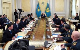Нұрсұлтан Назарбаевтың төрағалығымен Қауіпсіздік кеңесінің отырысы өтті(видео)