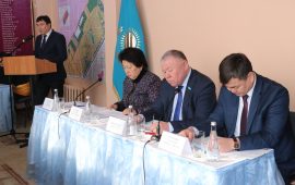 ОСЫ АПТА ІШІНДЕ ӨТКЕН АУДАН ӘКІМІ РАЙХАН САДЫҚОВАНЫҢ АУЫЛДЫҚ ОКРУГТЕРДЕГІ ЕСЕП БЕРУ ЖИЫНДАРЫ