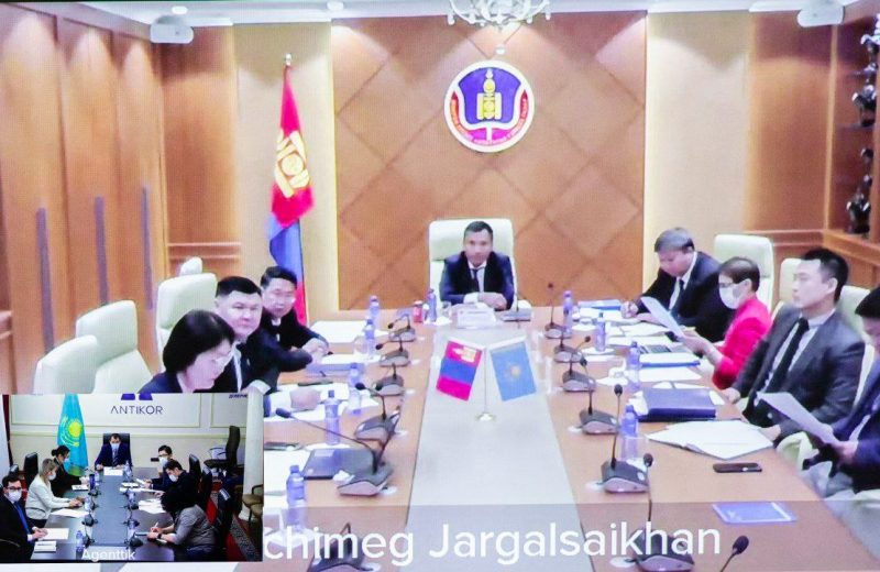 Онлайн встреча глав антикоррупционных ведомств  Казахстана и Монголии