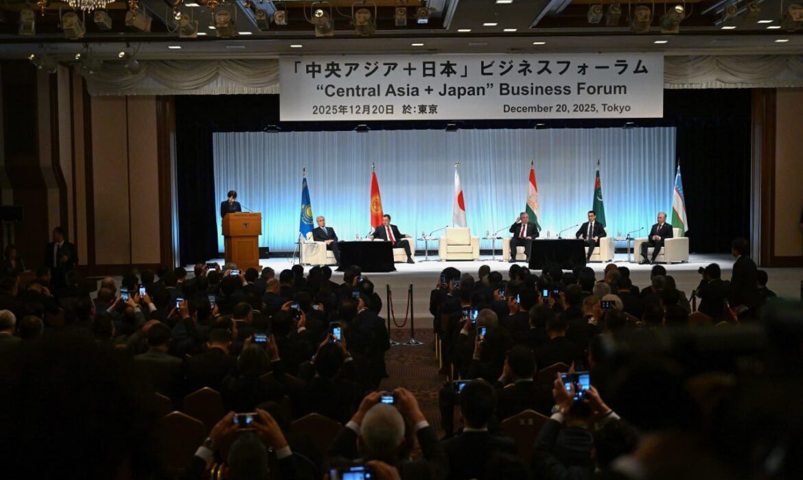 Глава государства принял участие в бизнес-форуме «Центральная Азия – Япония»