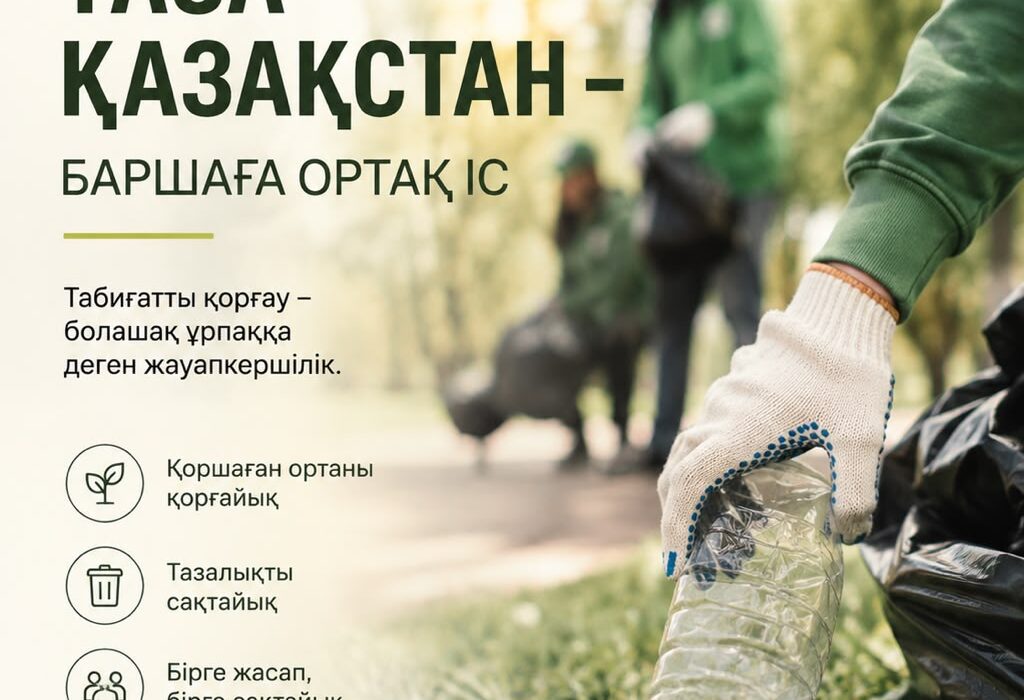 «Таза Қазақстан» – ортақ іске жұмылдырған игі бастама