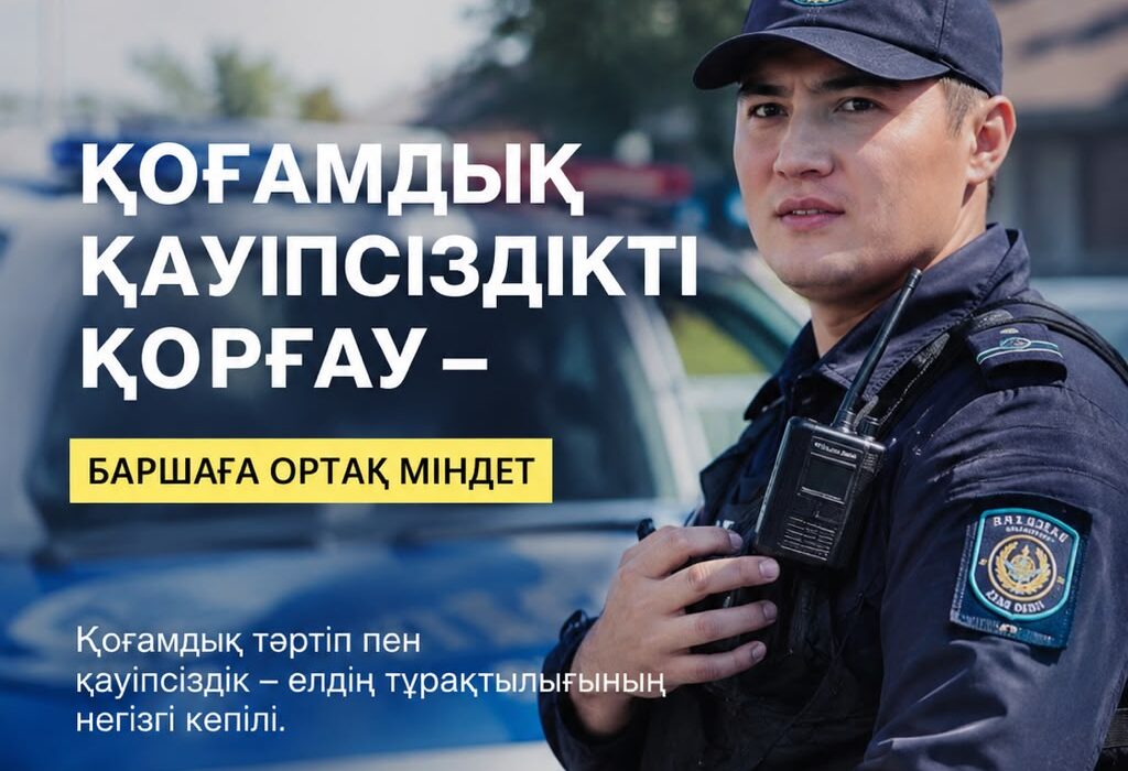 Қоғамдық қауіпсіздік – ортақ жауапкершілік
