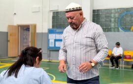 Болат Әбділманов Құрылтай депутаттарын сайлауда дауыс берді