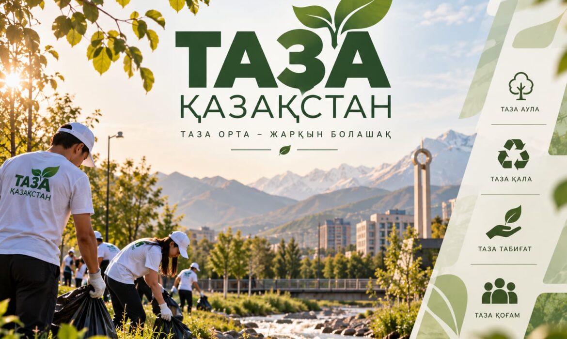 «ТАЗА ҚАЗАҚСТАН» — ОРТАҚ МІНДЕТ, ОРТАҚ ЖАУАПКЕРШІЛІК