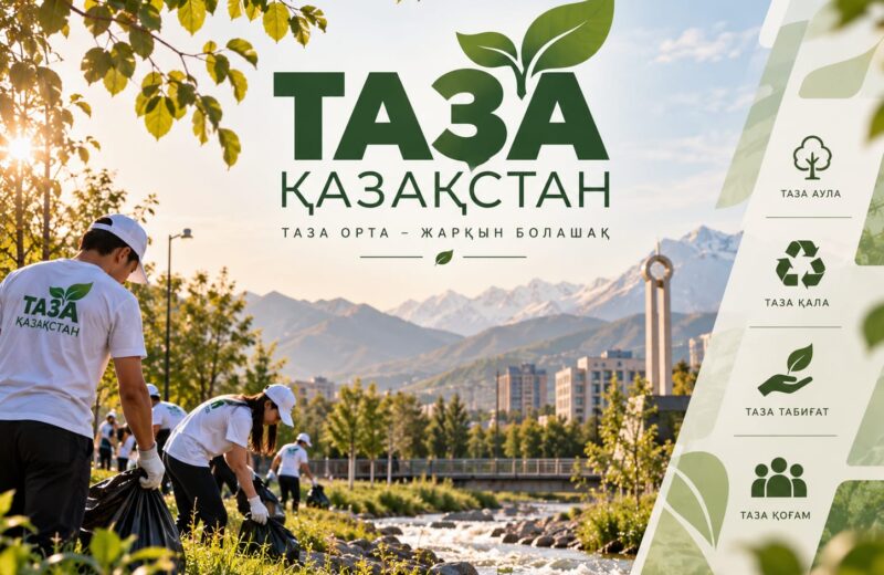 «ТАЗА ҚАЗАҚСТАН» — ОРТАҚ МІНДЕТ, ОРТАҚ ЖАУАПКЕРШІЛІК