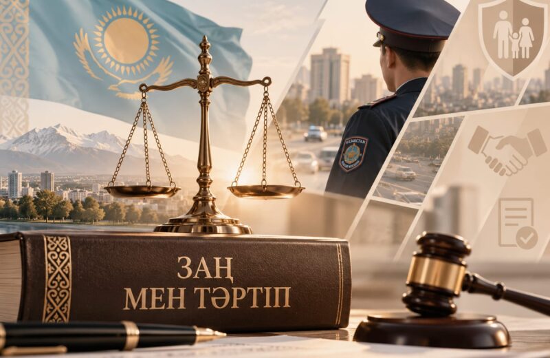 ЗАҢ МЕН ТӘРТІП — ҚОҒАМ ТҰРАҚТЫЛЫҒЫНЫҢ БЕРІК НЕГІЗІ