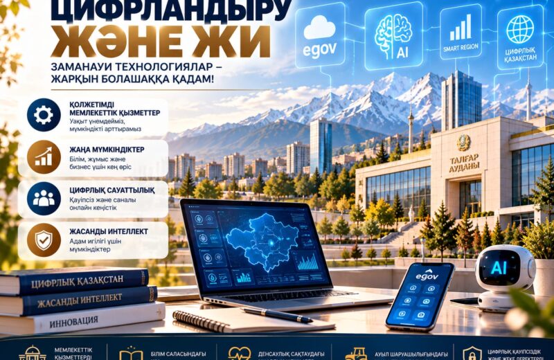 ЦИФРЛАНДЫРУ ЖӘНЕ ЖАСАНДЫ ИНТЕЛЛЕКТ: ЗАМАН ТАЛАБЫНА САЙ ДАМУ