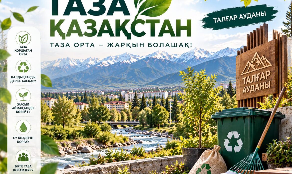 Таза орта – ортақ еңбектің нәтижесі