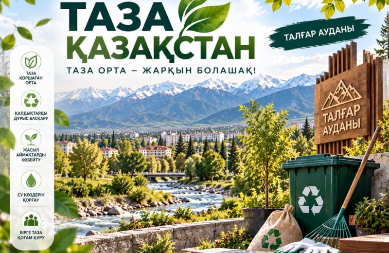 Таза орта – ортақ еңбектің нәтижесі