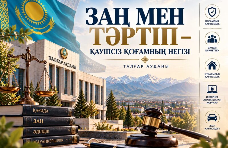 Заңға құрмет – тұрақтылықтың негізі